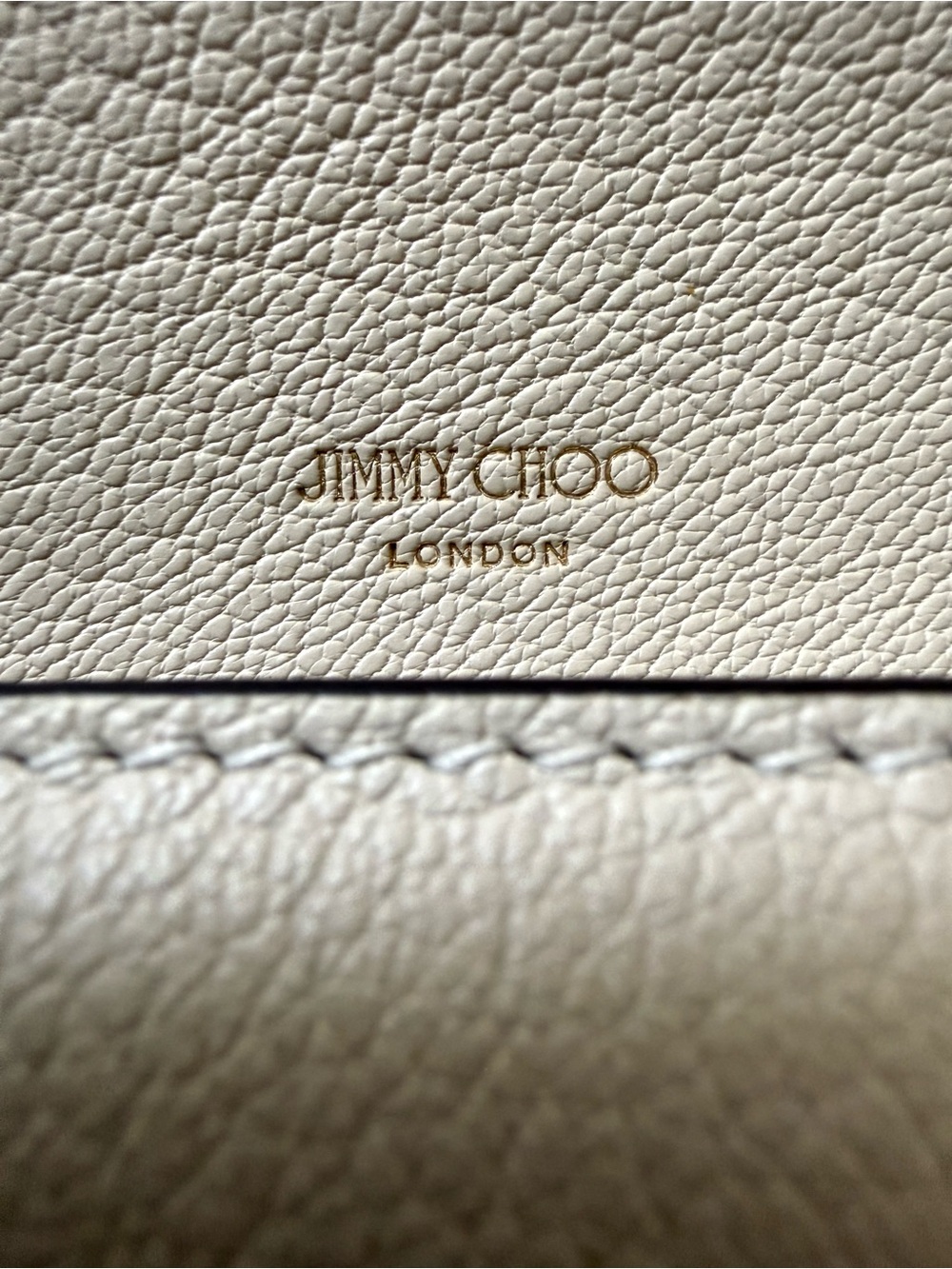 JIMMY CHOO Grainy Calfskin Sonia Wallet On Chain Bag - Picture 9 of 14